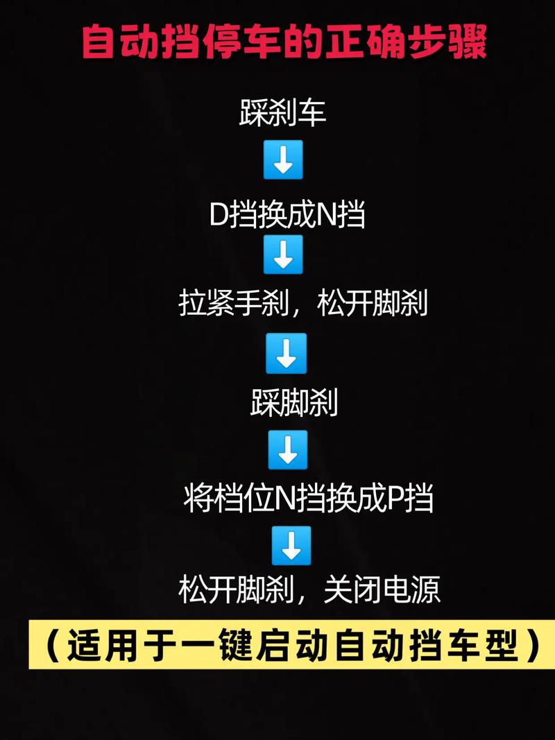 自动档车正确停车方法,自动挡汽车如果正确停车方法